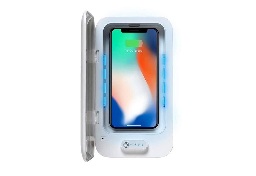 sharper image uv zone phone sanitizer