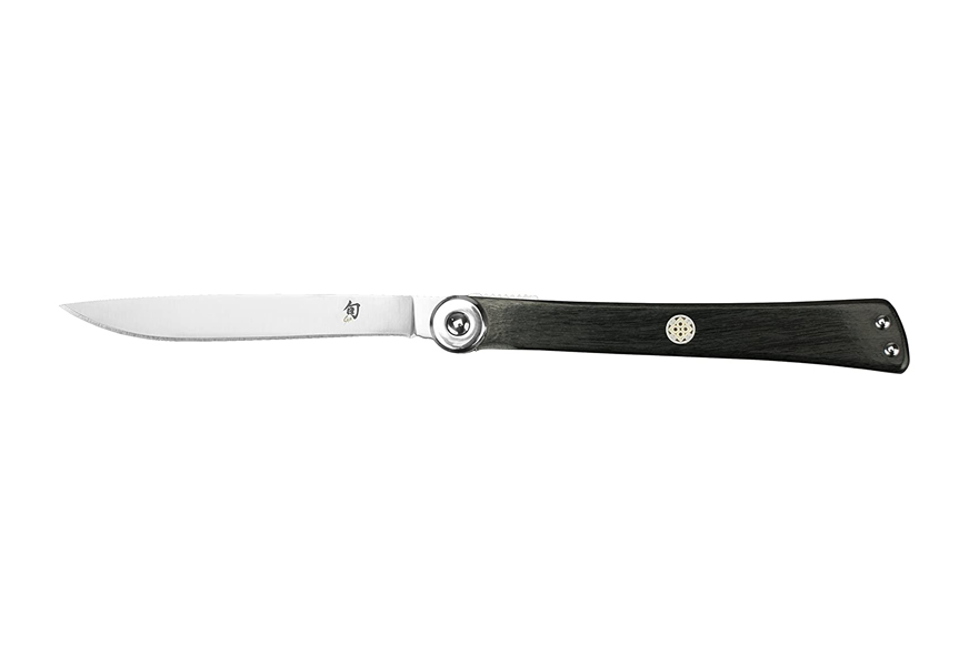 shun higo nokami folding steak knife