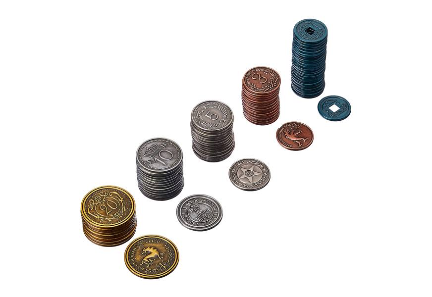 stonemaier games scythe metal coins board game
