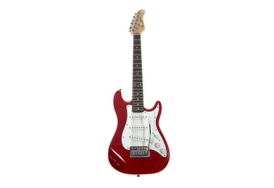 sx short scale electric guitar for beginners