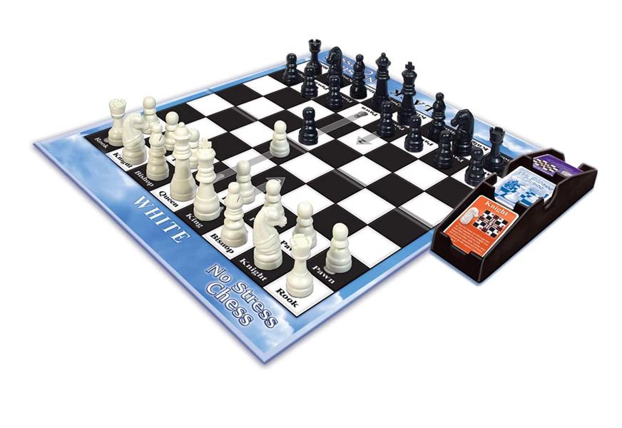  Chess Junior - Chess Set for Kids Ages 4 5 6 7 8, Board Game,  Winner of The Brain Child Toy Award, Blue : Toys & Games