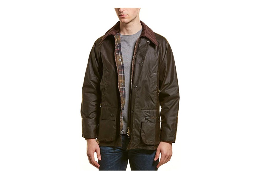 barbour waxed canvas jacket for men