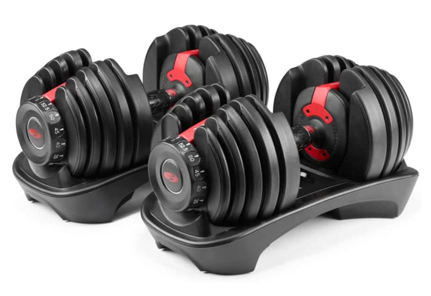 bowflex selecttech 552 adjustable dumbbells