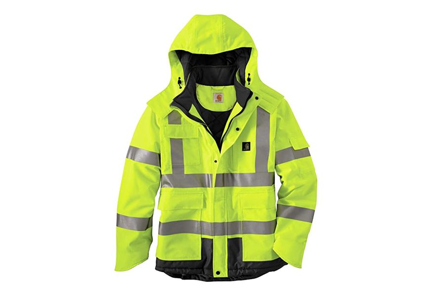 carhartt high visibility work jacket for men