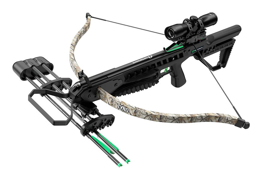 centerpoint tyro 4x recurve crossbow package