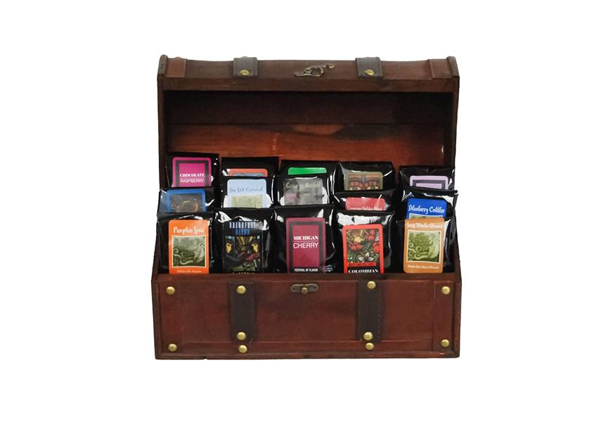 coffee beanery treasure chest of coffee