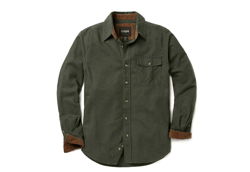 cqr men's all cotton flannel