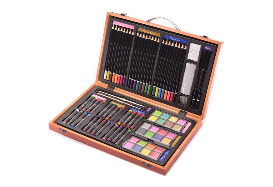 darice 80-piece deluxe art set