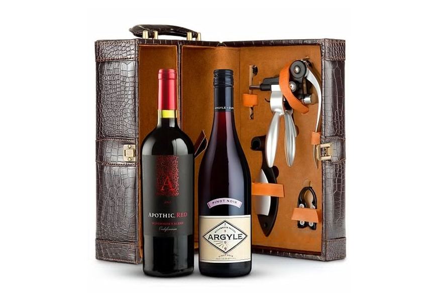 deluxe dual wine tote