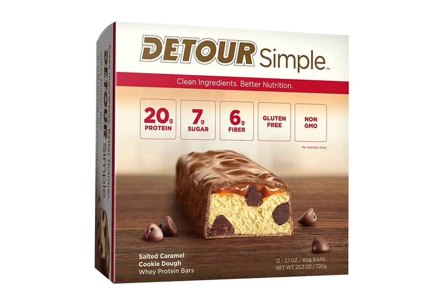 detour simple whey protein bar