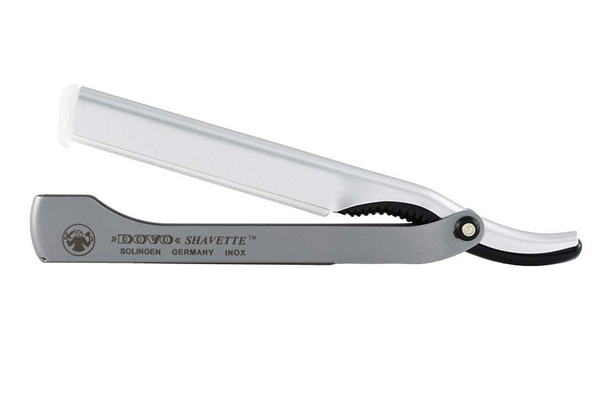 dovo silver shavette (straight razor)