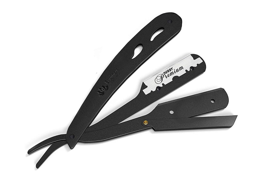 equinox international barber straight razor