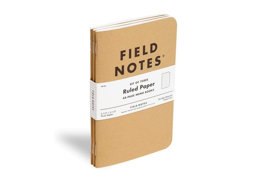 field notes kraft ruled 3-pack
