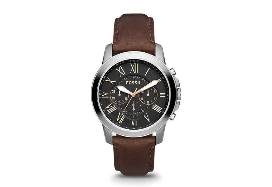 fossil men’s stainless steel watch