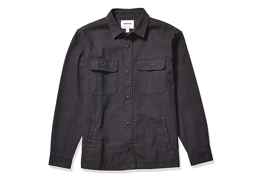 goodthreads men's flannel shirt jacket