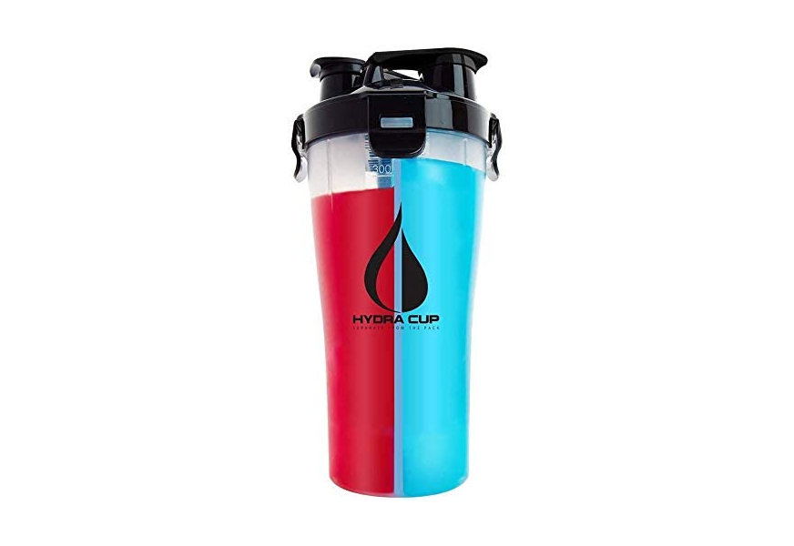 hydracup dual threat shaker bottle