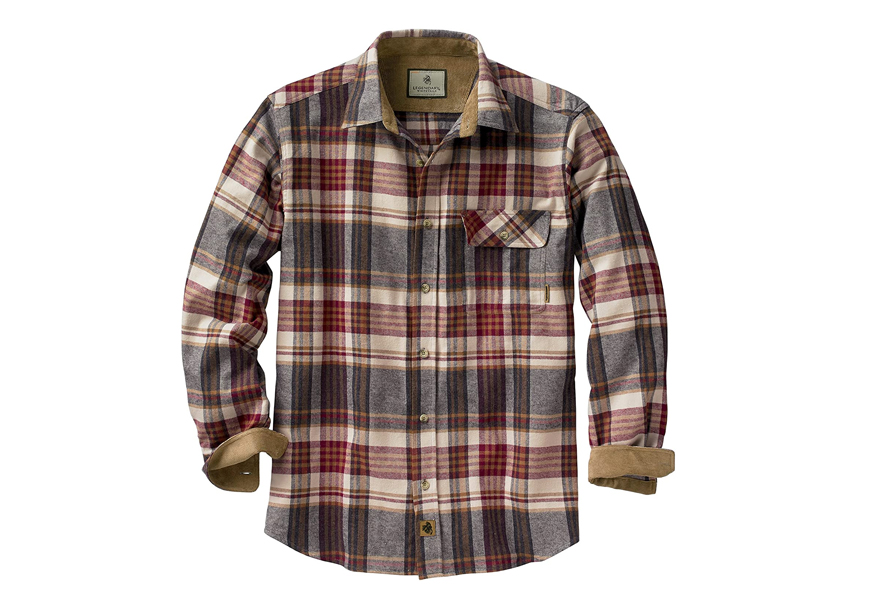 legendary whitetails men's buck camp flannel