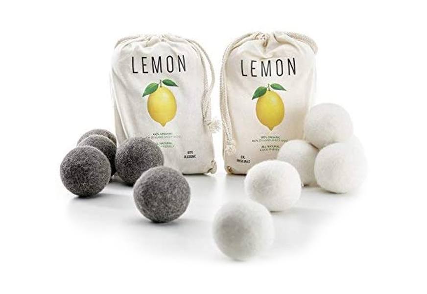 lemon 12-pack wool dryer balls