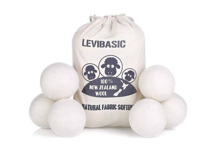 levibasic 6-pack wool dryer balls