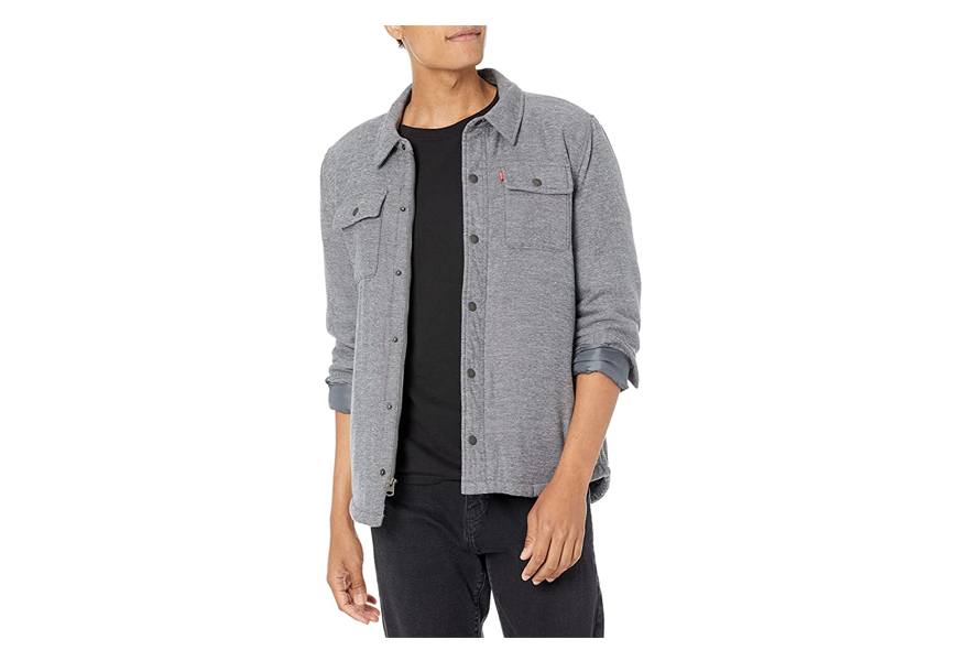 levi's men's sherpa lined soft shirt jacket