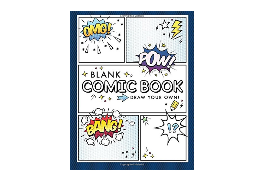 lux reads blank comic book
