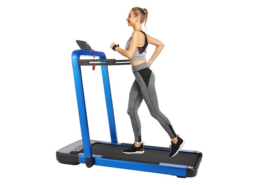 miageek 2 in 1 under desk folding treadmill