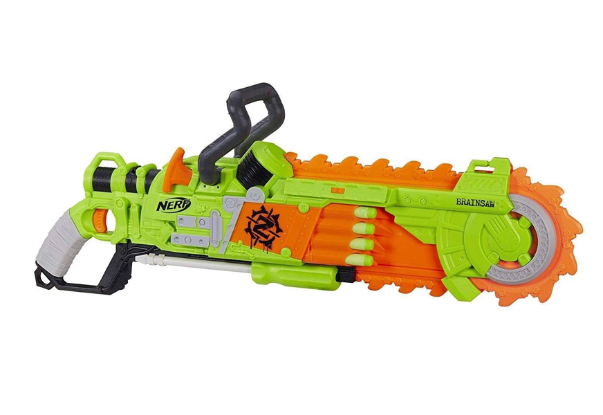 nerf zombie strike brainsaw blaster