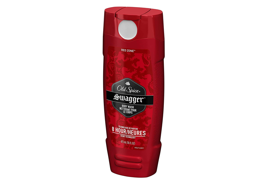 old spice men's body wash, swagger scent, red collection