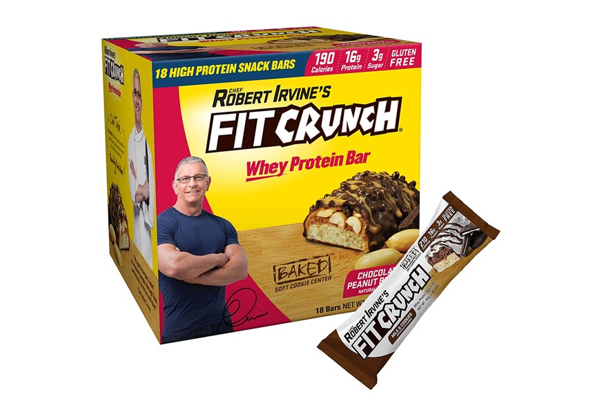 robert irvine's fitcrunch whey protein bar