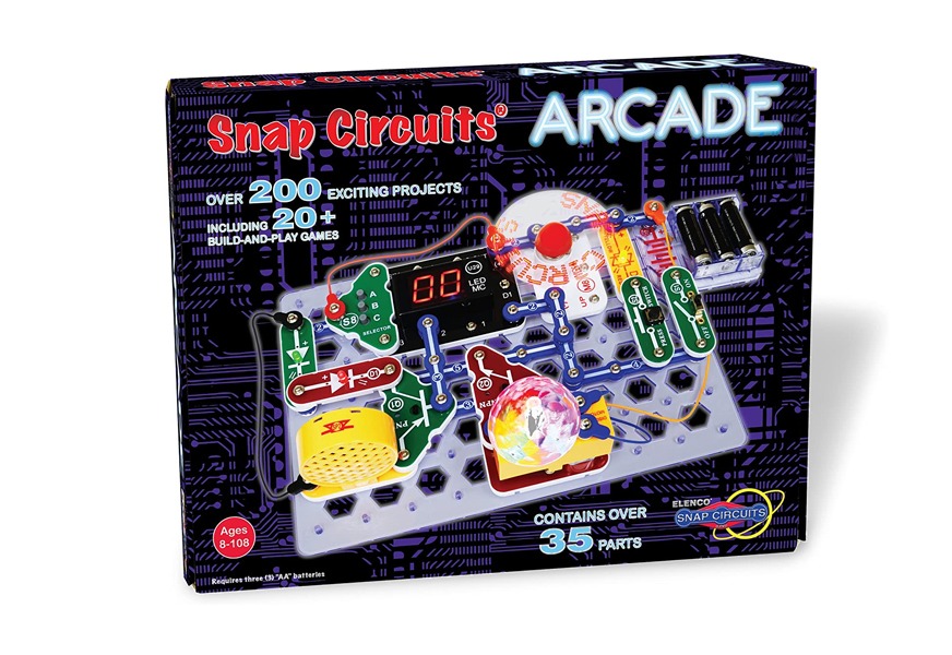 snap circuits arcade electronics exploration kit
