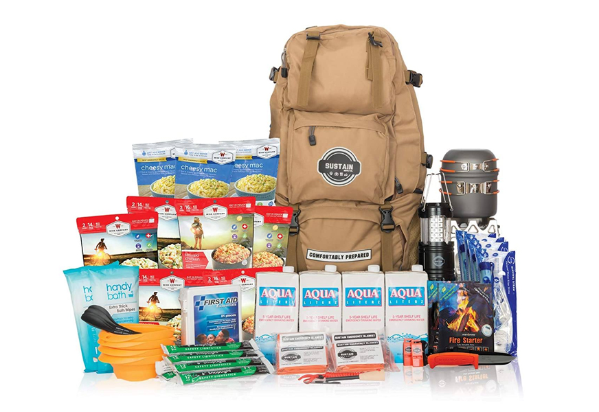 sustain supply co. store - premium family emergency survival bag