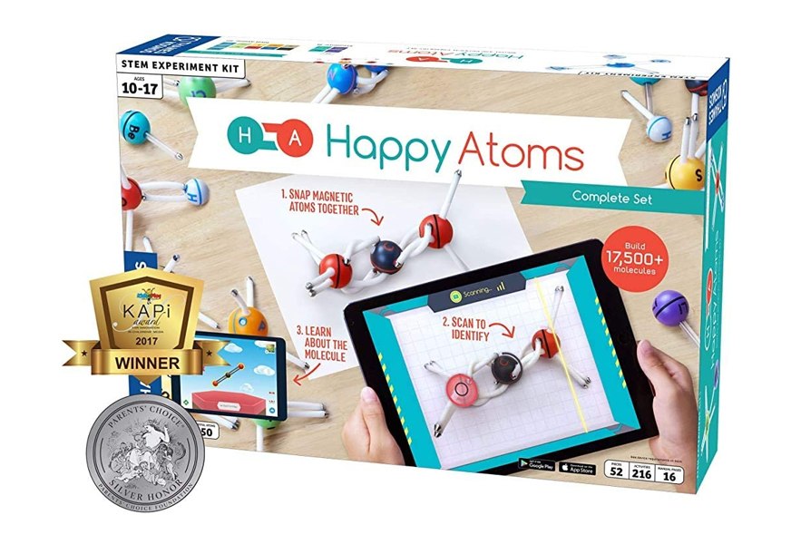 thames & kosmos happy atoms magnetic molecular modeling set