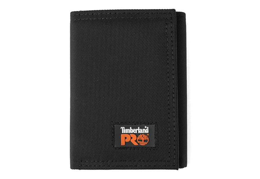 timberland pro men's cordura nylon rfid trifold wallet