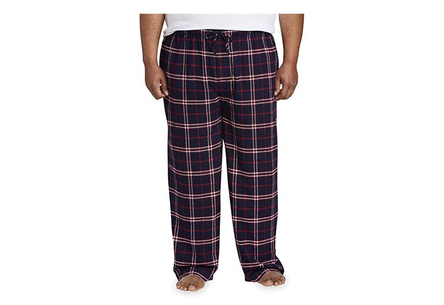 amazon essentials men's big & tall flannel men's pajama pants