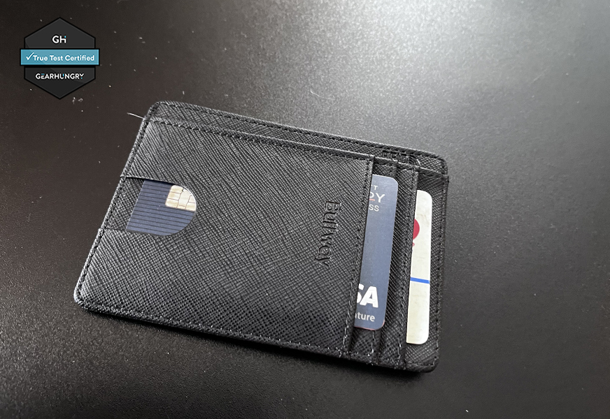 buffway slim minimalist front pocket rfid blocking wallet