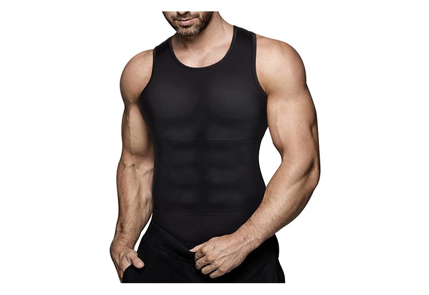 eleady men’s compression shirt waist trainer