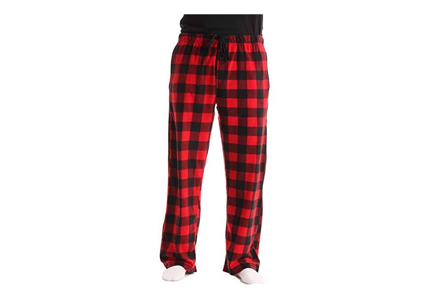 #followme microfleece men’s plaid pajama pants