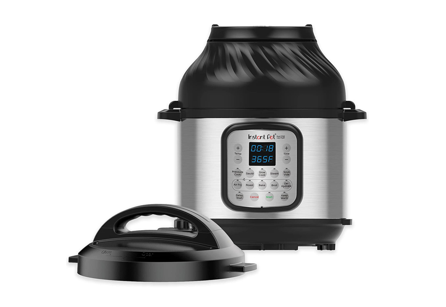 instant pot duo crisp xl 8qt 11-in-1 air fryer & electric pressure cooker
