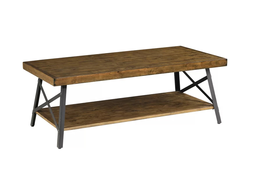 laguna solid wood 4 legs coffee table with storage