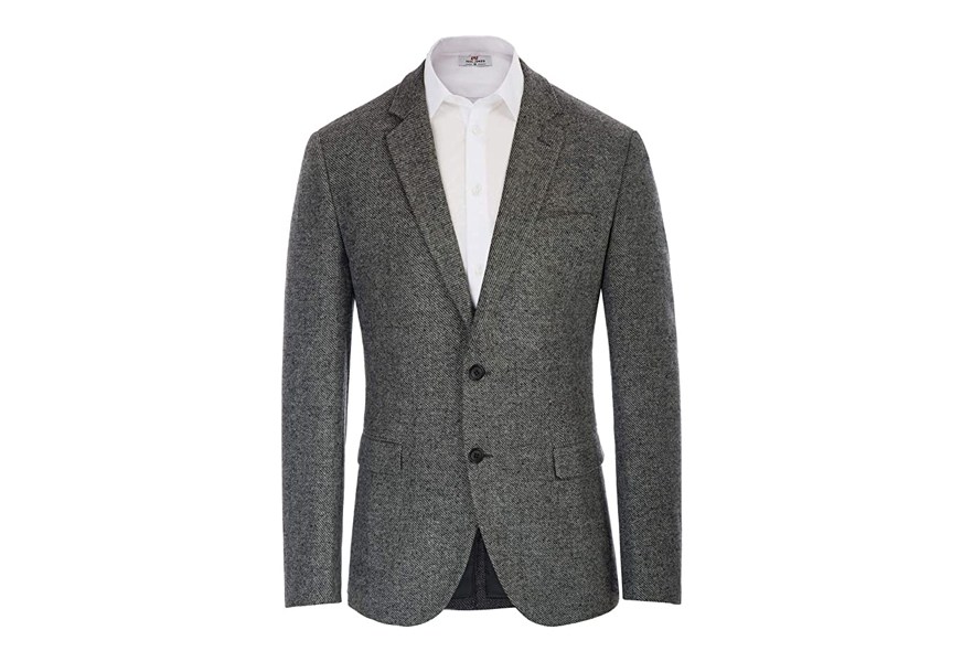pj paul jones men's wool blend blazer