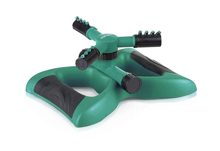 signature garden three-arm lawn sprinkler
