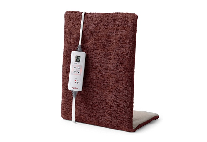 sunbeam xpressheat heating pad for pain relief