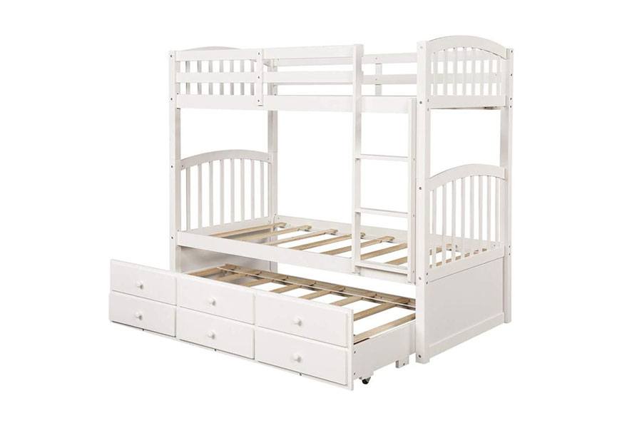 harper & bright designs solid wood bunk bed for kids