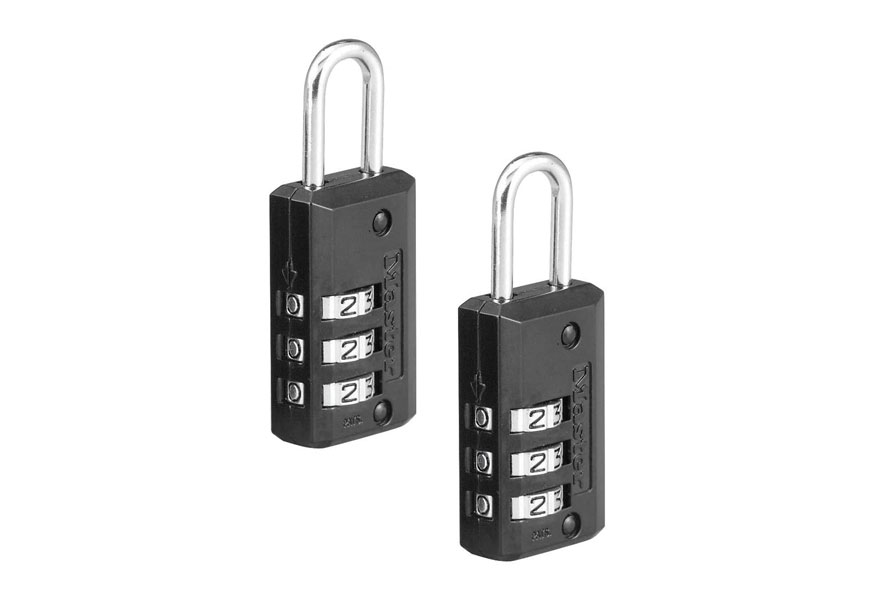 master lock 2 pack luggage lock