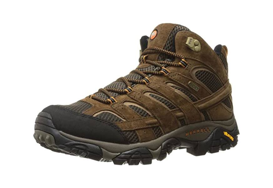 merrell mens moab 2 mid waterproof hiking boots