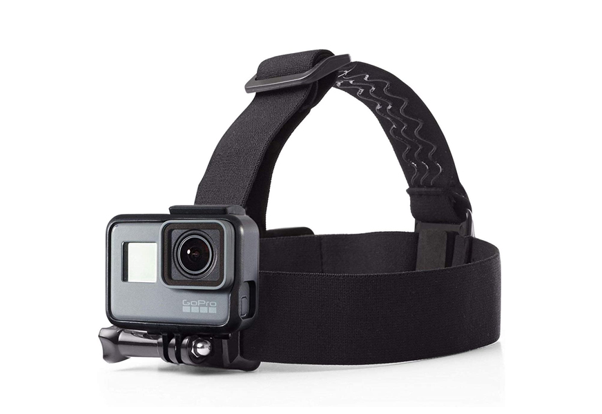 amazonbasics head strap camera mount for gopro