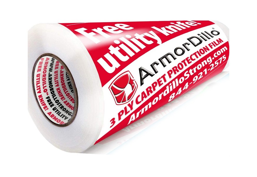 armordillo (36x200 in) patented quick start carpet protector