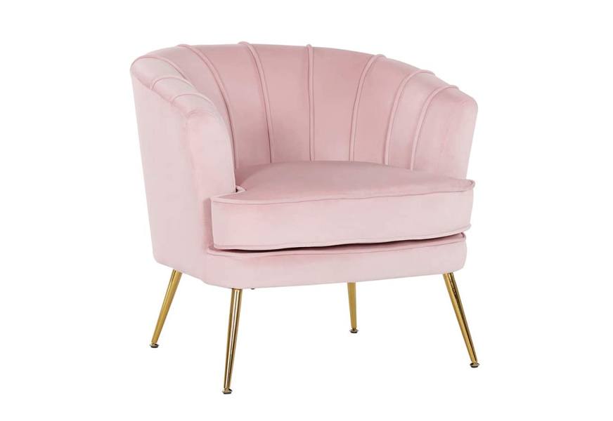 artechworks modern velvet accent chair