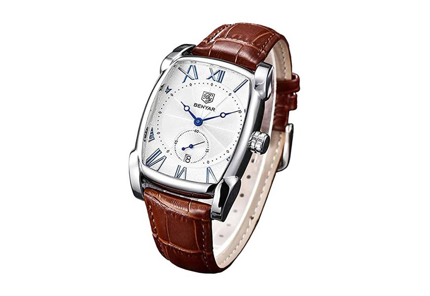 benyar classic rectangle vintage watch