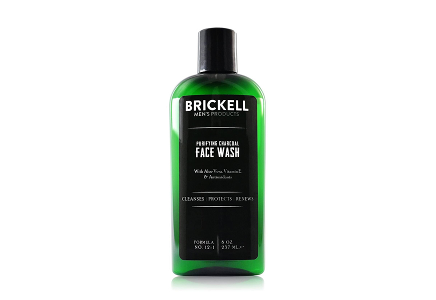 brickell men’s purifying charcoal facial cleanser for men